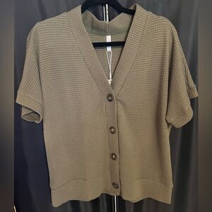 NWT Dokotoo Olive Knit Cardigan